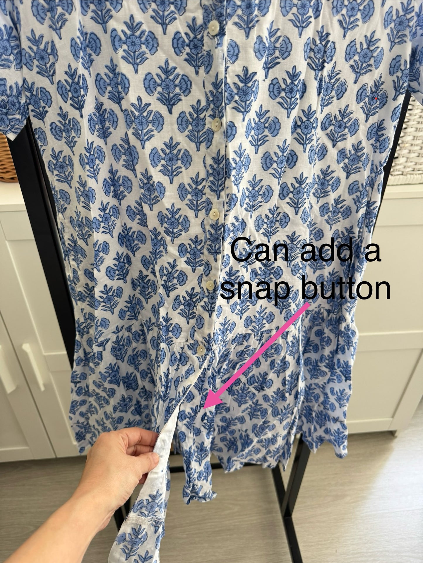 Elise Dress - missing last button
