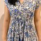 Winona Dress | Floral Navy