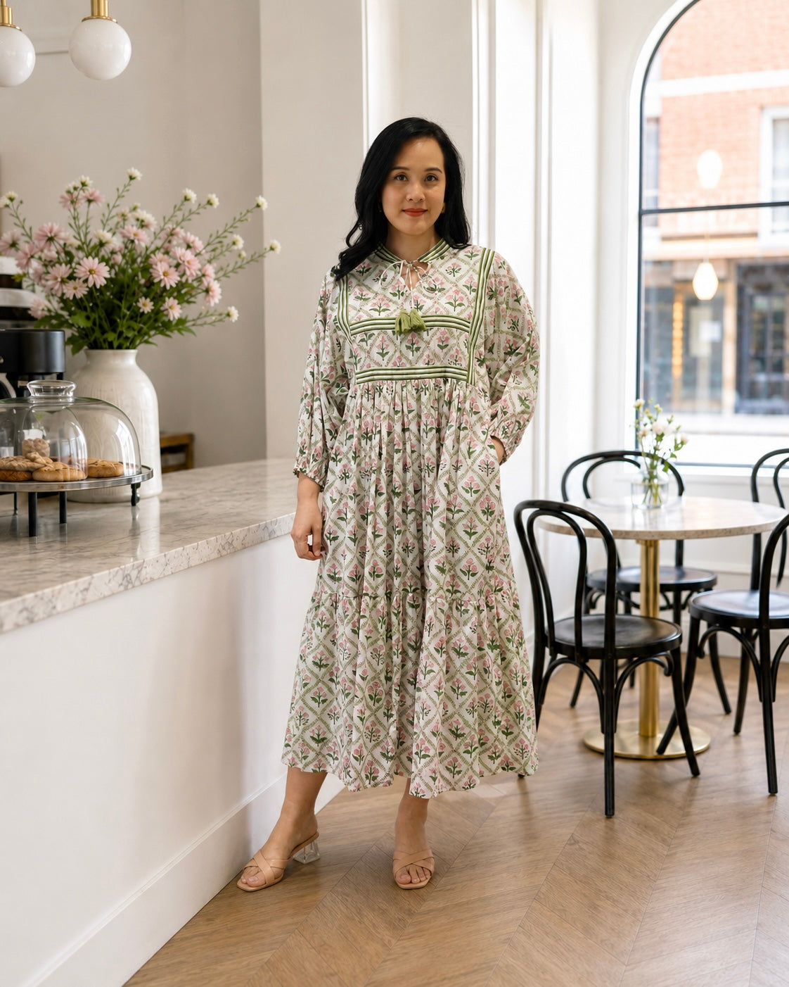 Daphne Dress | Mint Green