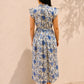 Winona Dress | Floral Navy