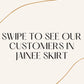 {PRE-ORDER} Jainee Plus Size Wrap Skirt - Batik Turquoise Lilac