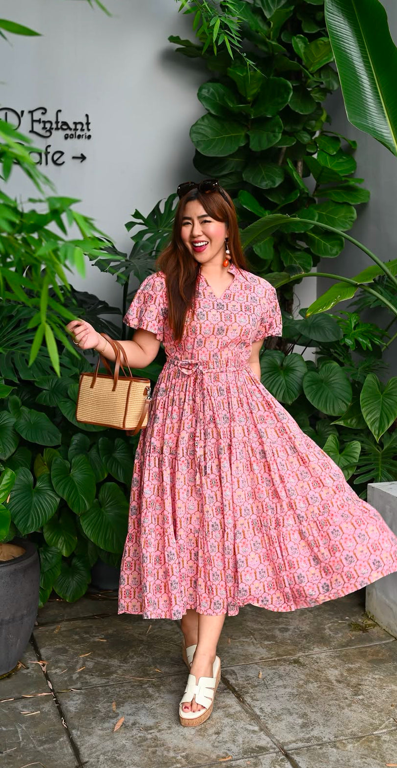 Furla Dress | Jaipur Pink