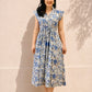 Winona Dress | Floral Navy