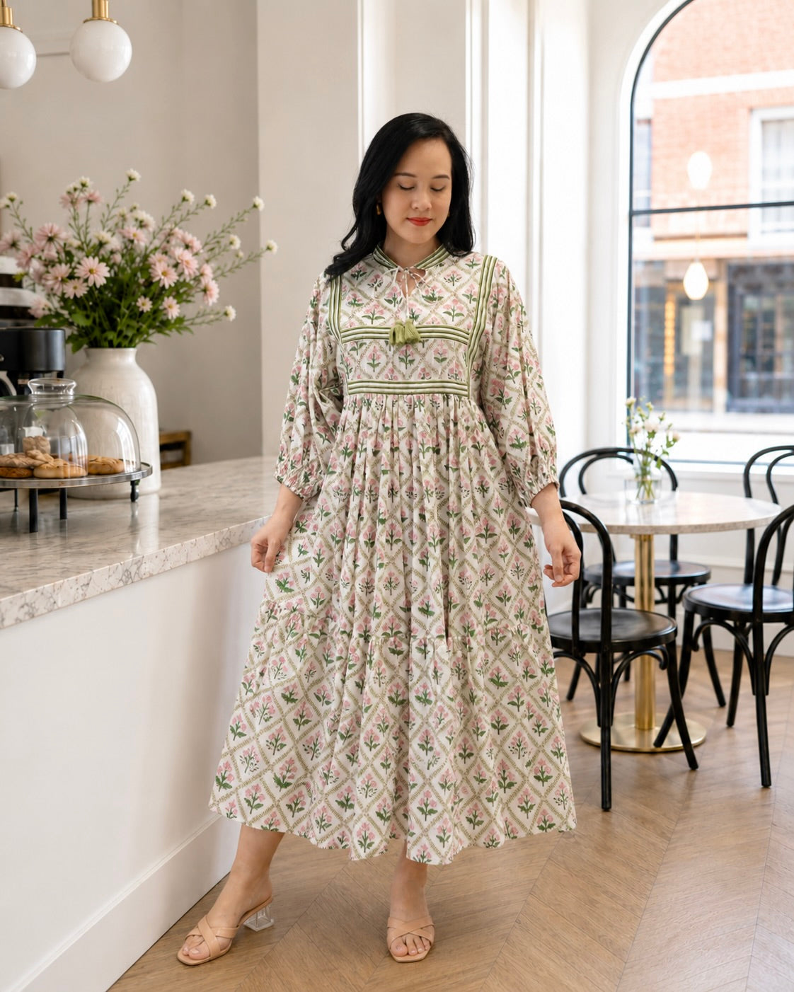 Daphne Dress | Mint Green