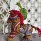 SET OF 3 : HORSE CNY ORNAMENT- Batik Royal Yellow