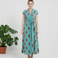 Kiara Cotton Dress | Teal Green Lobster