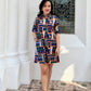 Pippa Short Shirt Dress | Island Navy