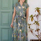 Kiara Cotton Dress | Grey Jungle