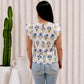 Daisy Pin-Tuck Top  | Blue Bliss