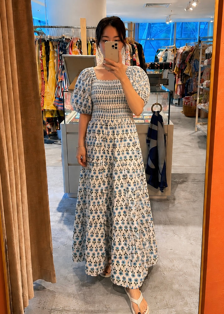 Nellie Dress - Seashore Cornflower