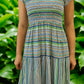 Zara Smocked Dress | Coastal Stripes