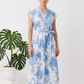 Kiara Cotton Dress | Blue Romance
