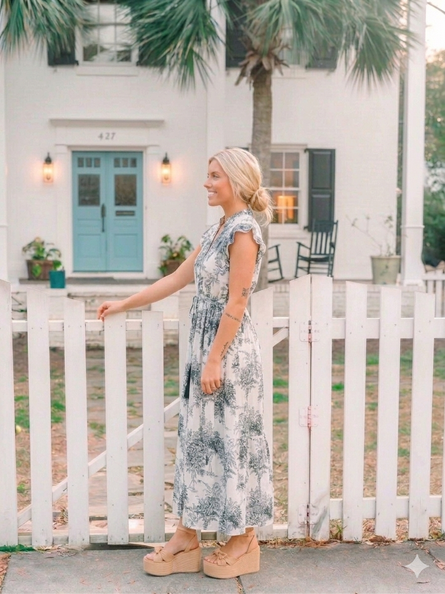 Winona Dress | White Romance