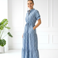 Debra Maxi Dress - Misty Blue