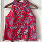 Eka Halter Batik Top | Batikfully Red
