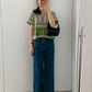 Vicky Cotton Top | Forest Green