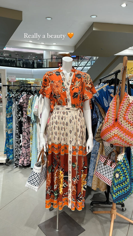 3-print Dress - Tropicana