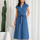 Kiara Cotton Dress | Blue Whisper(Missing belt)