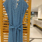 Kiara Cotton Dress | Blue Whisper(Missing belt)