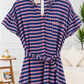 Monica Cotton Dress | Prune Checkered