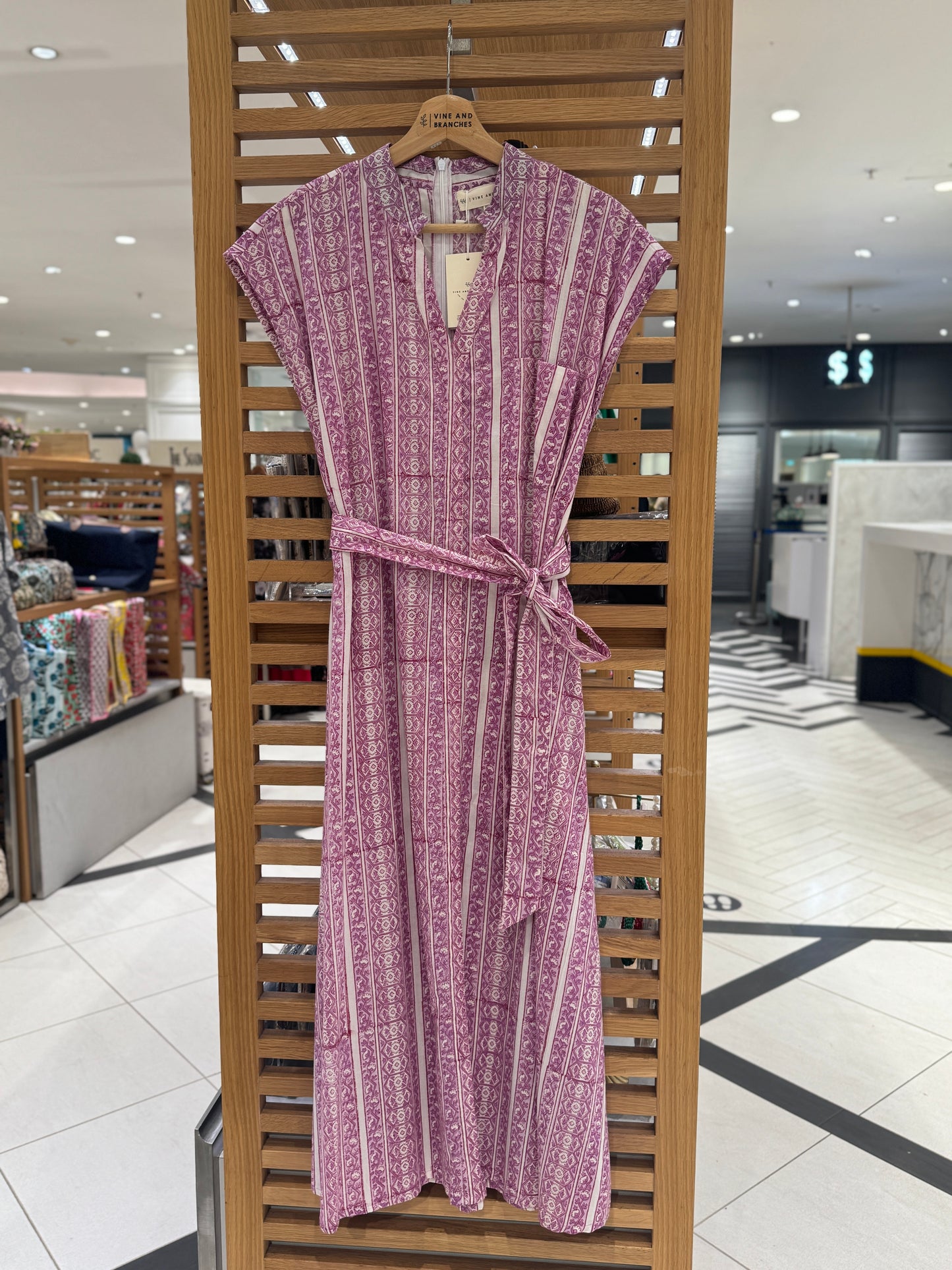 Kiara Cotton Dress | Lilac Lace