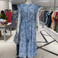 Felice Frill Sleeve Dress | Soft Blue
