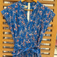 Kiara Cotton Dress | Oriental Blue