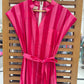Kiara Cotton Dress | Pink Stripes