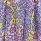 Suzie Batik A-line Skirt - Lilac Bloom