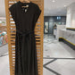 Kiara Lurex Cotton Dress | Black Bronze Lurex
