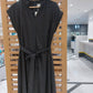 Kiara Lurex Cotton Dress | Black Bronze Lurex