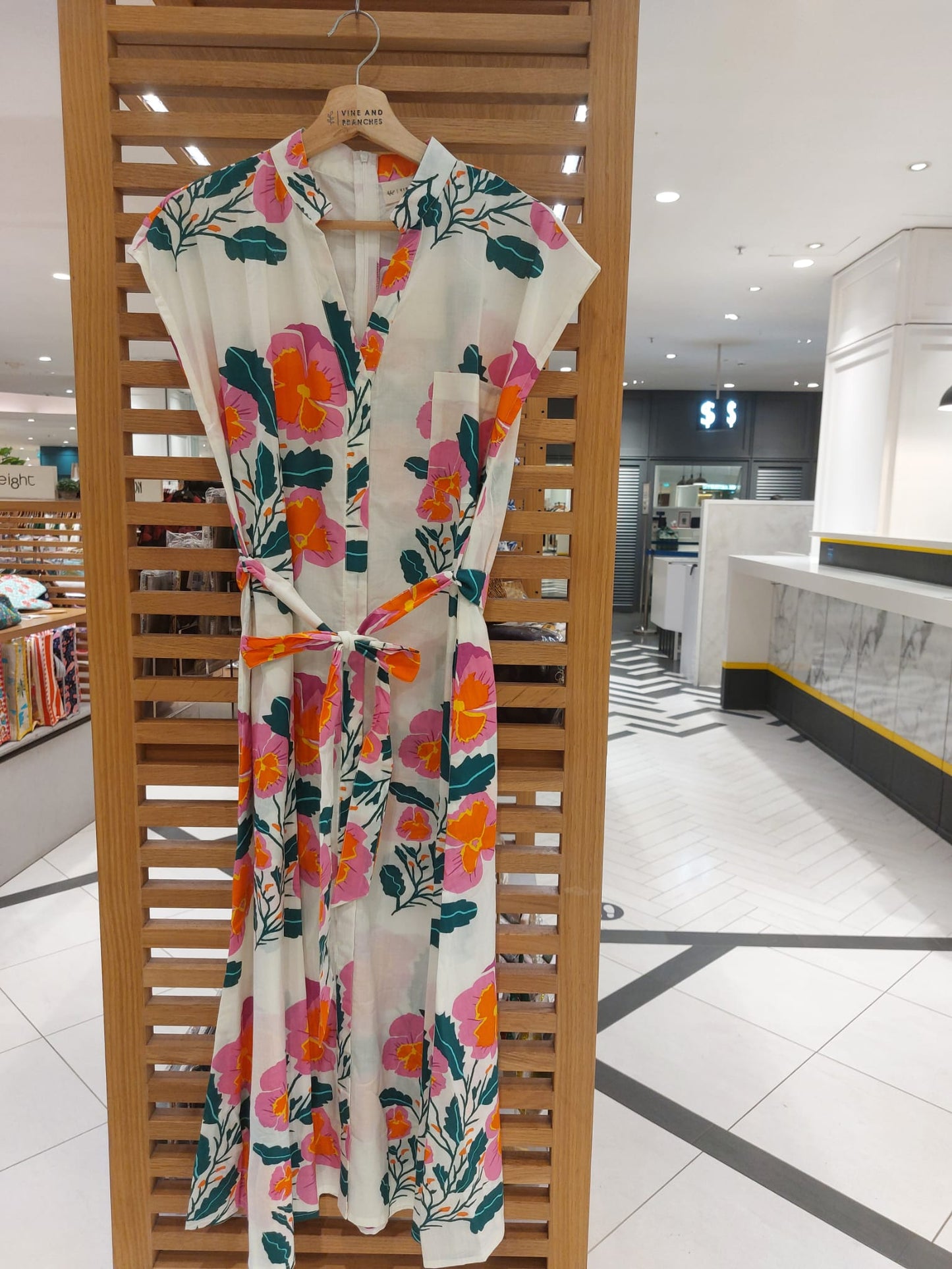 Kiara Cotton Dress | Summer Garden