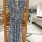 Kiara Cotton Dress | Smoke Grey