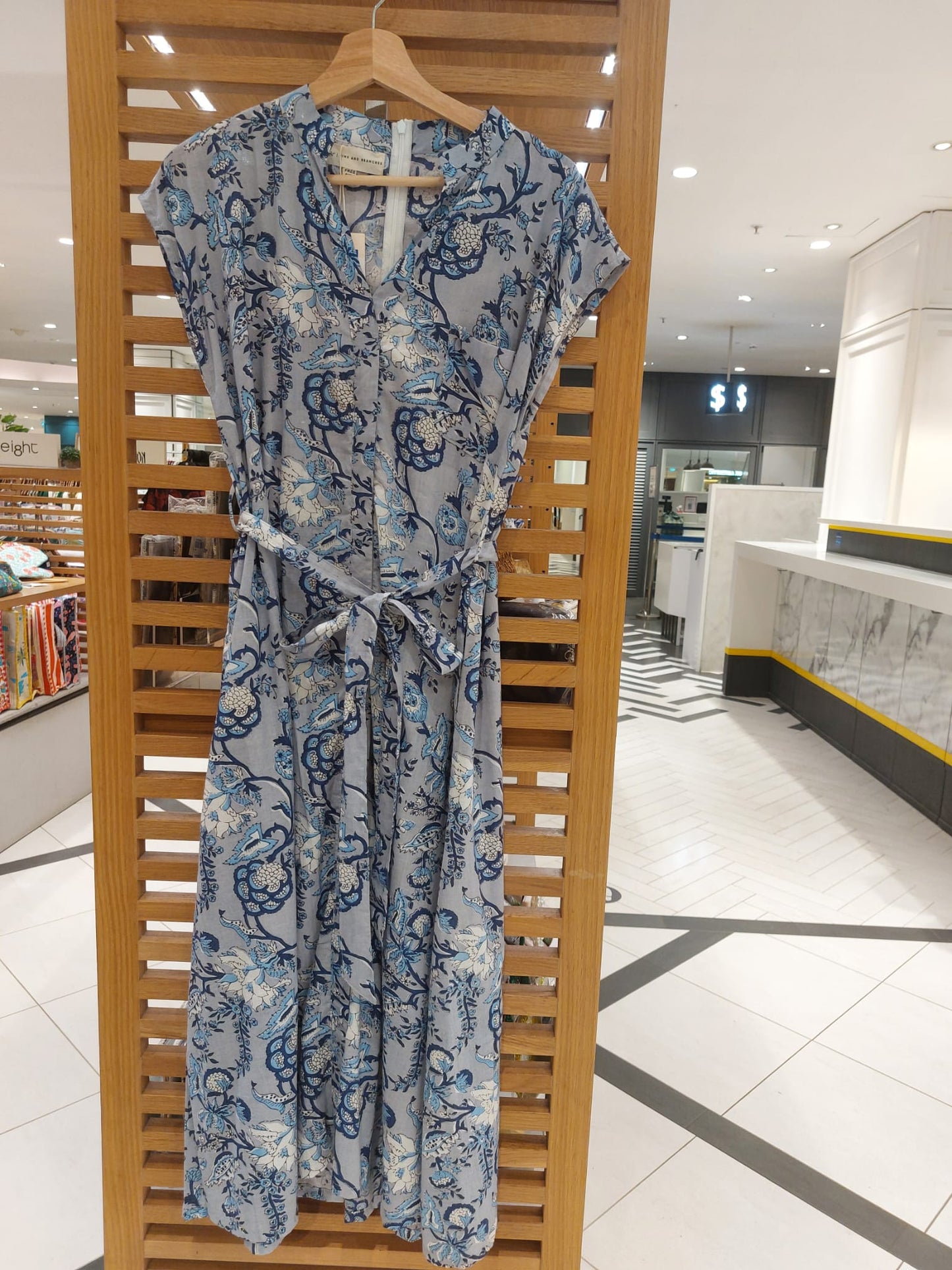 Kiara Cotton Dress | Smoke Grey