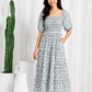 Nellie Dress - Seashore Cornflower