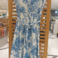 Kiara Cotton Dress | Blue Romance
