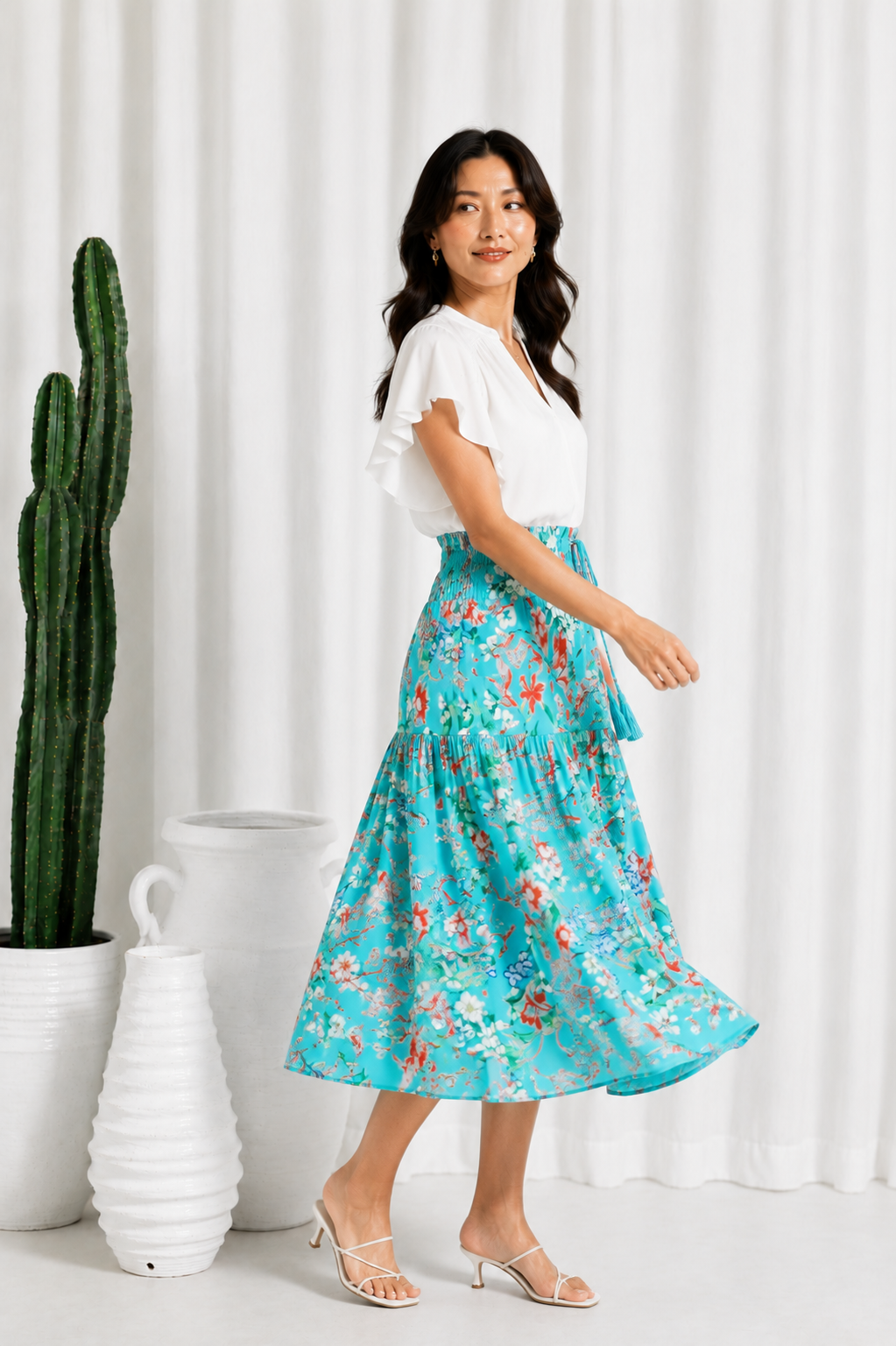 Sammie Skirt I Ocean Turquoise