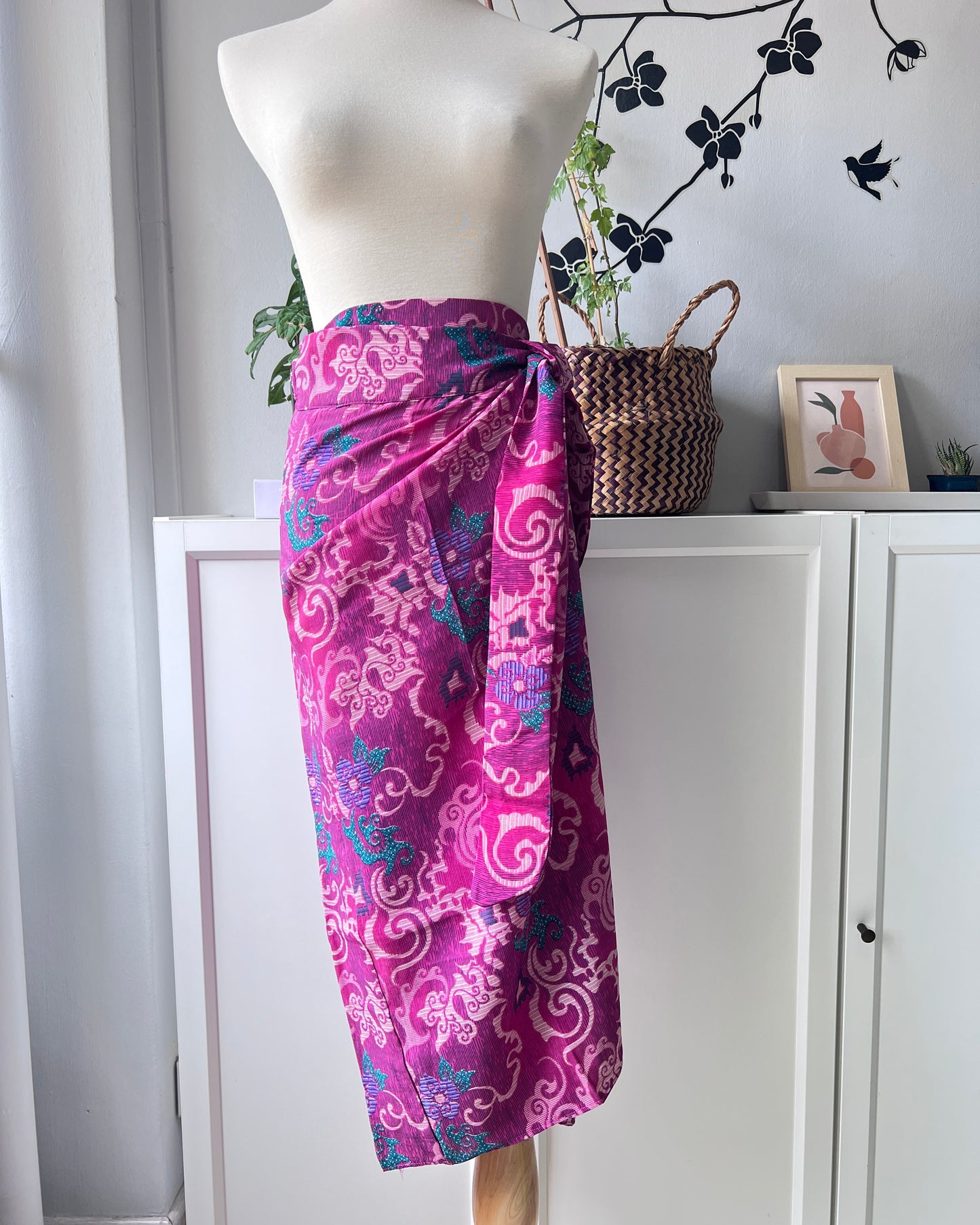 Batik Wrap Skirt - Free Size (fit S to M)