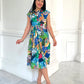 Alida Shirt Dress - Azure Blue