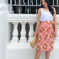 Naomi Wrap Skirt - Pink Wanderlust