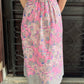 Suzie Batik A-line Skirt - Dreamy Pink