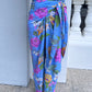 Tania Wrap Pants - Sky Garden