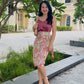 Naomi Wrap Skirt - Blush Paisley