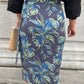 Naomi Wrap Skirt - Navy Tropics