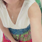 Mini Silky Patchwork Skirt
