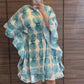 Handblock Kaftan - Free size (Fit up to L)