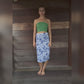 Naomi Wrap Skirt - Hawaiian Blue