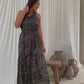 Zana Toga Maxi Dress - Alluring Black