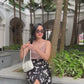 Naomi Wrap Skirt - Elegant Black Floral [LAST PIECE]