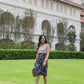 Naomi Wrap Skirt - Navy Bloom